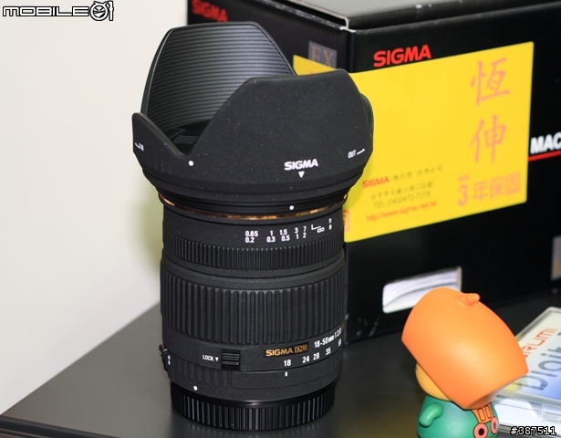 [又在次不專業開箱]SIGMA 18-50MM F2.8 EX DC MACRO