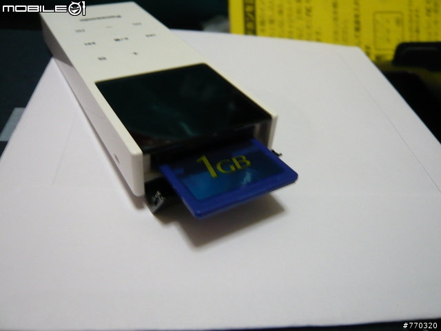Panasonic SV-SD850N mp3 player 開盒報告