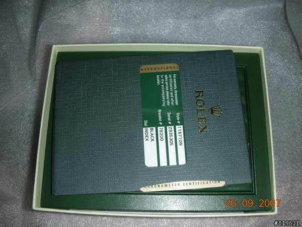 全新勞力士 116710LN 開箱照