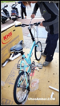 [分享] KHS T2 淺藍 + 橙黃 折疊車開箱紀錄