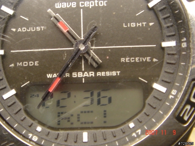 (分享)入門級的電波錶CASIO WAVE CEPTOR WVA-105H  -窮人要更守時