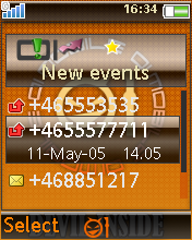 [K750.W800.W610]Mobile01魔球(金橘色)