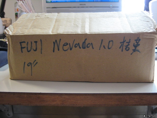FUJI Nevada 1.0  2008 橘黃色  開箱