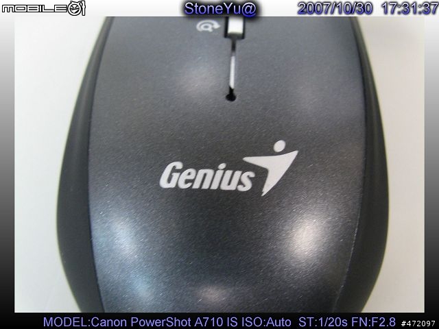 [分享] Genius Traveler 515 光感應無滾輪之雷射滑鼠