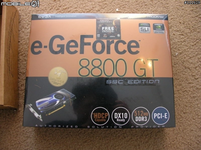 [開箱]eVGA 8800GT SSC version(超頻版)