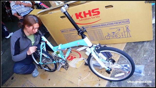 [分享] KHS T2 淺藍 + 橙黃 折疊車開箱紀錄