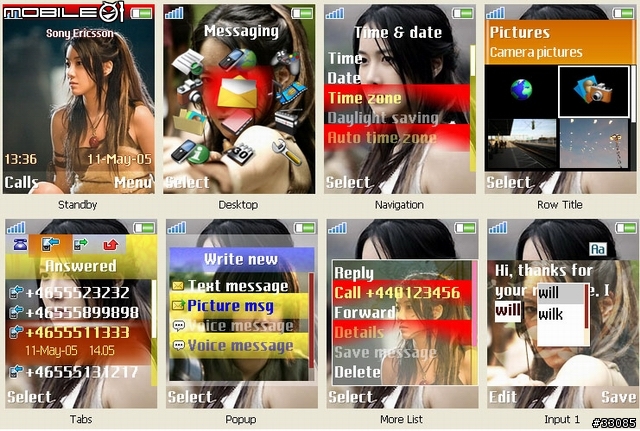 [w810i] 太王四神記女主角 布景主題