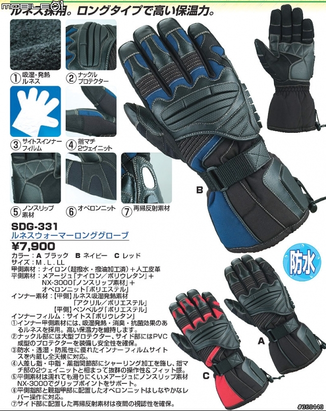 [分享] NANKAI SDG-331 秋冬手套 開箱報告外加心得