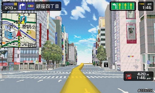 看看日本導航系統的畫面