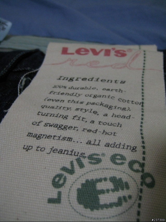 [分享]LEVI'S ECO有機系列和日本紫標牛仔褲(注意圖多)