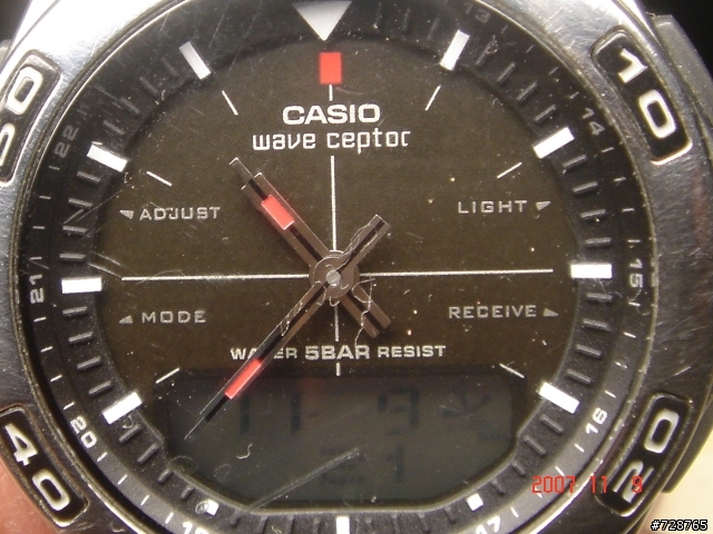 (分享)入門級的電波錶CASIO WAVE CEPTOR WVA-105H  -窮人要更守時