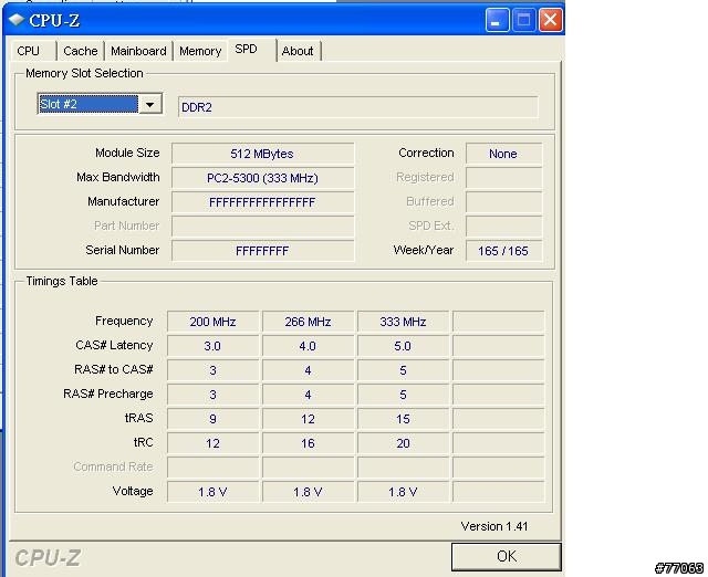 CPU-Z Memory顯示資料都是灰色空白的..