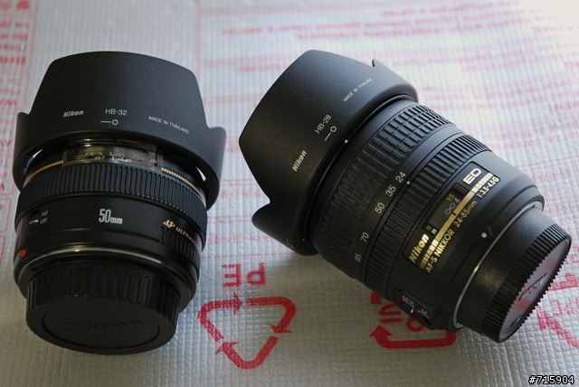 [小小分享]EF 50mm F1.4 無意間發現的遮光罩