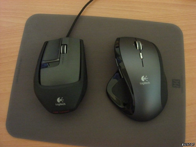Logitech G9 Laser Mouse VS MX Relolution 王者的對決?