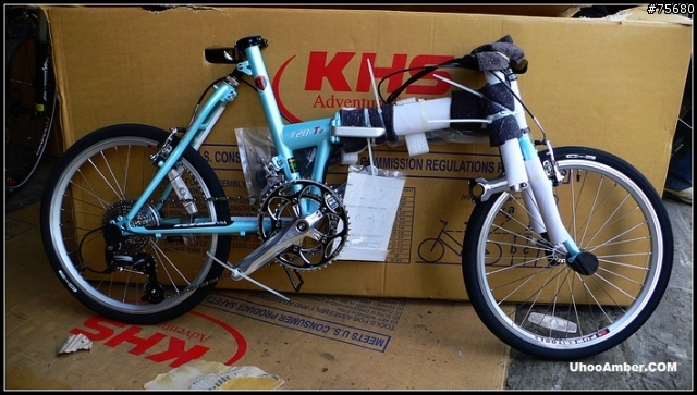 [分享] KHS T2 淺藍 + 橙黃 折疊車開箱紀錄
