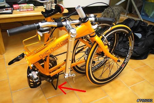 DAHON 是否可裝上T3摺疊支撐架??