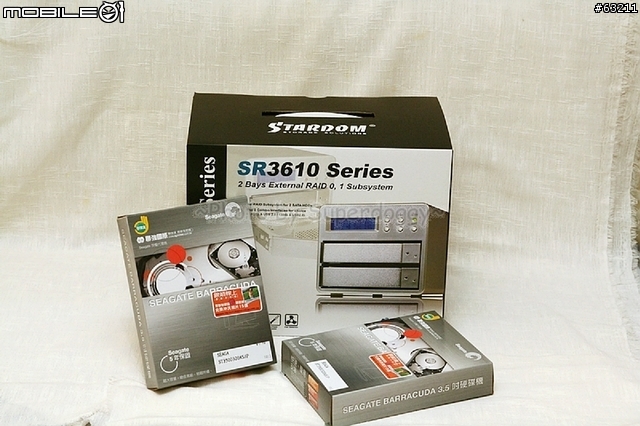 [分享] 入手Stardom SR3610-2S-WBC ＋ Seagate 梭魚11代 500G