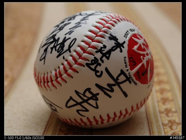 2007年世棒賽簽名球~球員簽名算什麼，全隊教練簽名