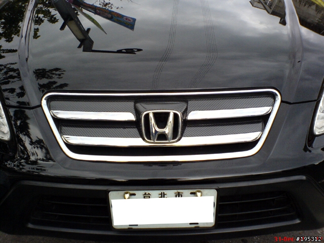 HONDA CRV 水箱罩 CARBON 貼片DIY
