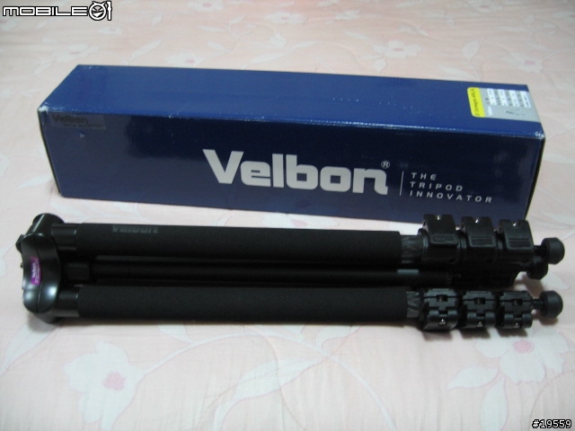 [開箱]VELBON 445L(A)碳纖維腳架+QHD-62Q球形雲台