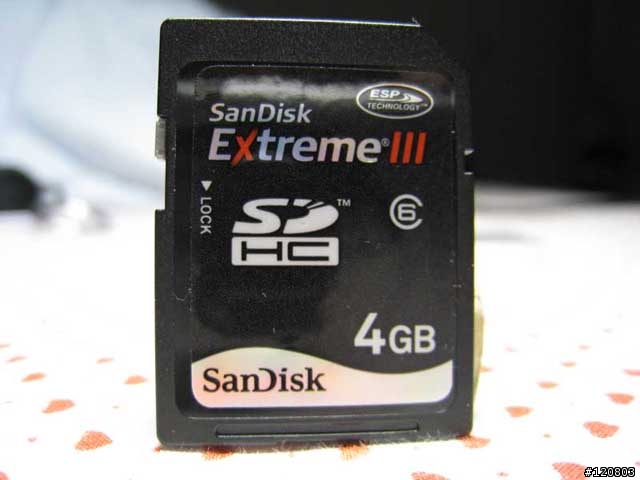 [測試]SDHC Class6 4GB 黑與白的大對決SanDisk EX3 對上 Toshiba Ultra High Speed