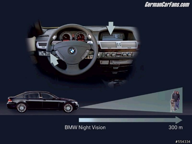 BMW的夜視功能