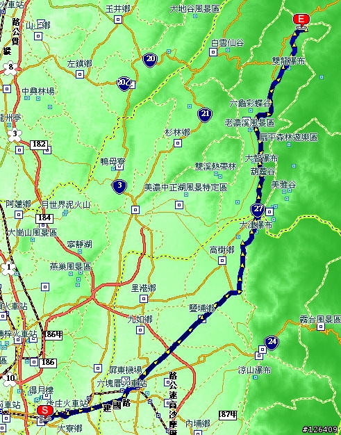 從鳳山到寶來，走哪一條較好騎呢?