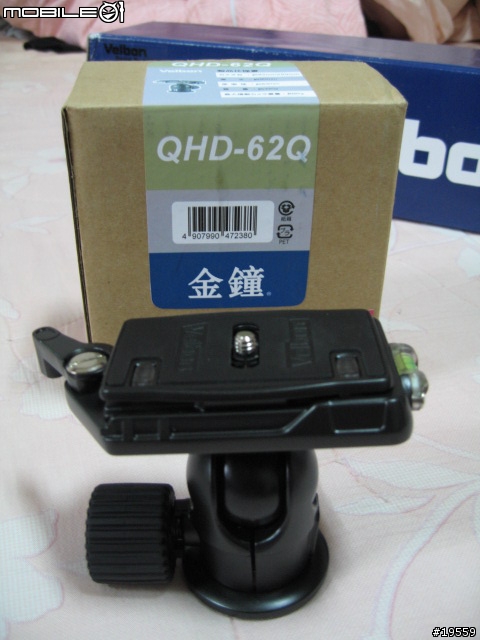 [開箱]VELBON 445L(A)碳纖維腳架+QHD-62Q球形雲台