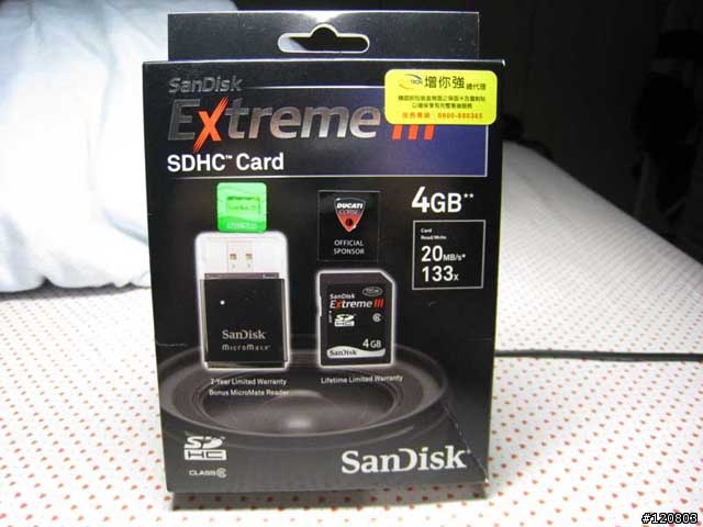 [測試]SDHC Class6 4GB 黑與白的大對決SanDisk EX3 對上 Toshiba Ultra High Speed