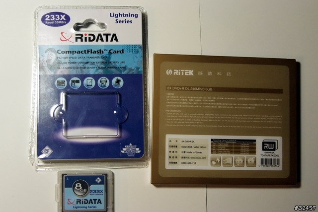 [不勸敗] Ridata 8G,16G 233X CF 記憶卡