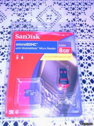 [分享]SanDisk 8G Micro SDHC記憶卡
