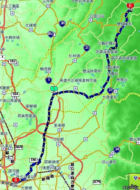 從鳳山到寶來，走哪一條較好騎呢?