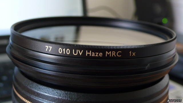 買到一個怪怪的B+W 77mm MRC UV鏡
