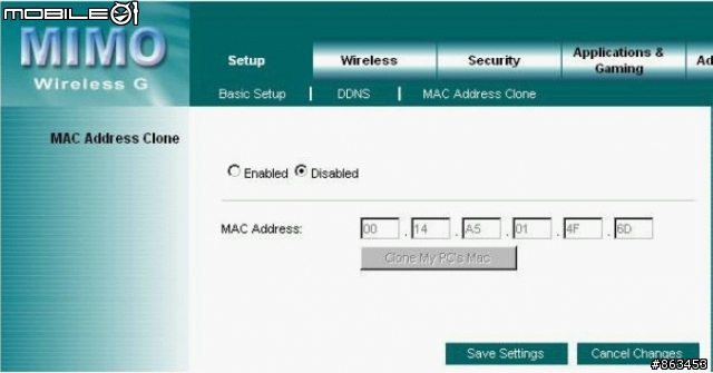 求救,SparkLAN WRTR-300 MIMO-G無線路由器(Router)設定問題
