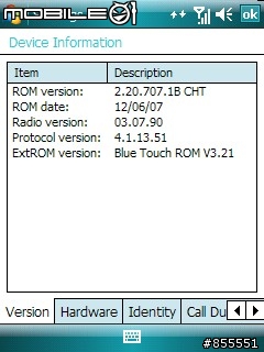 試了二個rom最後決定用Blue Touch ROM_V3.21