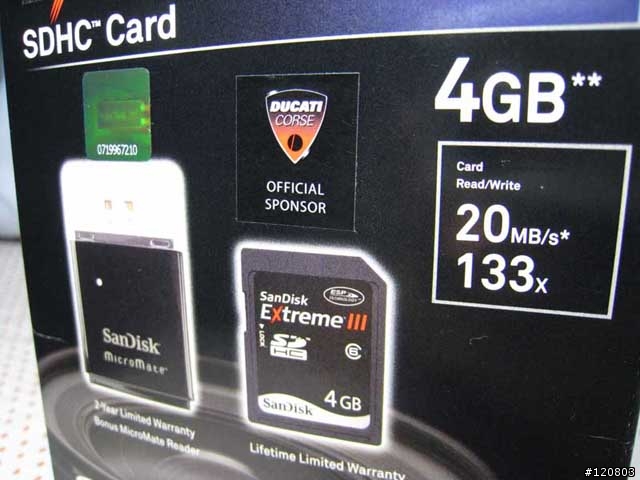 [測試]SDHC Class6 4GB 黑與白的大對決SanDisk EX3 對上 Toshiba Ultra High Speed