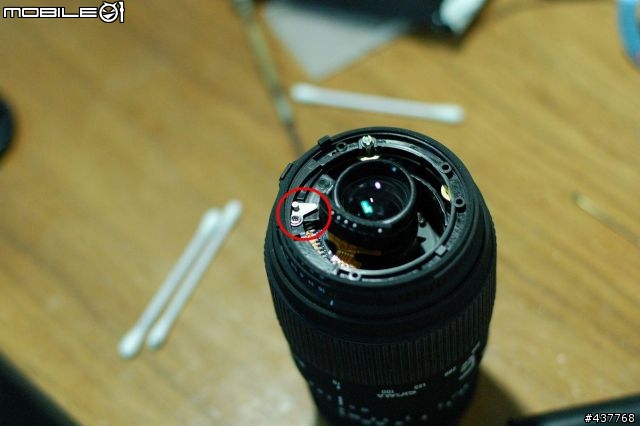 SIGMA 70-300 APO DG 改鏡+無法對焦+變暗的原因(可以修的好喔)