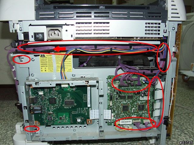 拆解HP Color LaserJet 2600n(HP 1600/2600/2605)