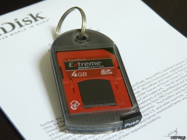 [不勸敗]SanDisk Extreme DUCATI EDITION 4GB SDHC Plus