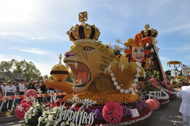新年快樂！ Pasadena 玫瑰花車