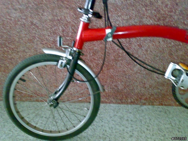 BROMPTON 輪子鋼絲 修好了^^