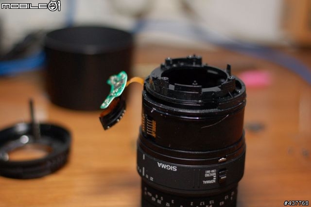 SIGMA 70-300 APO DG 改鏡+無法對焦+變暗的原因(可以修的好喔)