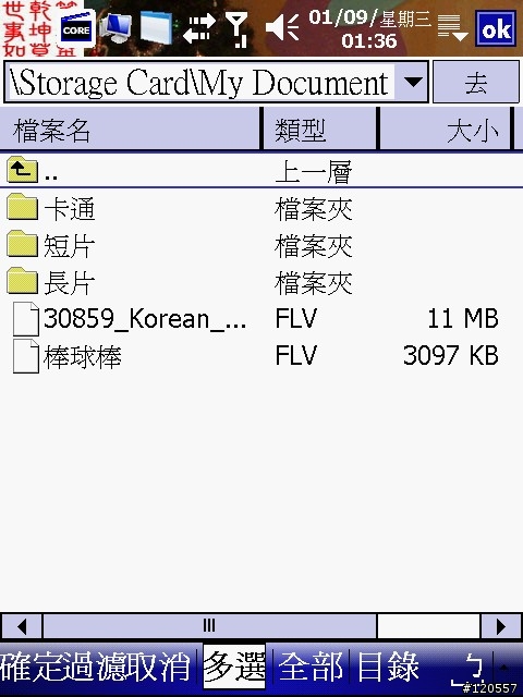 D900 WM6 用TCPMP 始終無法看flv影像檔.求解決之法
