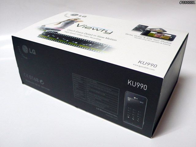 [分享] LG KU990 Viewty 精緻的包裝