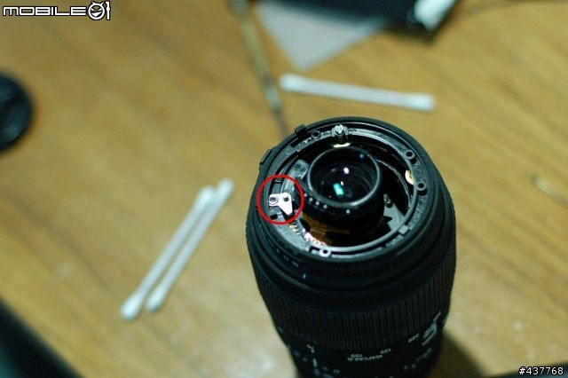 SIGMA 70-300 APO DG 改鏡+無法對焦+變暗的原因(可以修的好喔)
