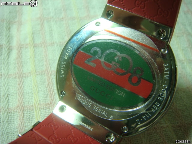 【分享】開箱分享－GUCCI 2008奧運限量錶