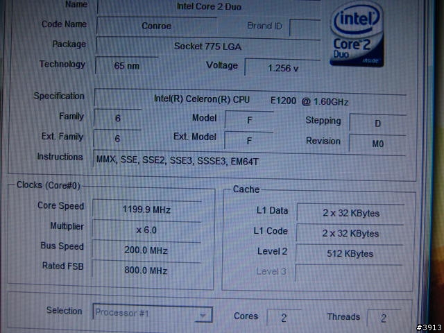 [分享]原來低價電腦雙頭羊 E1200 也可以穩跑VISTA