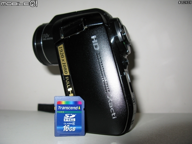Sanyo(HD1000) vs Transcend 16G SHDC