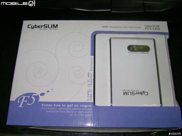 [分享 & 圖多]富士通2.5吋 硬上 CyberSLIM (USB VS ESATA)