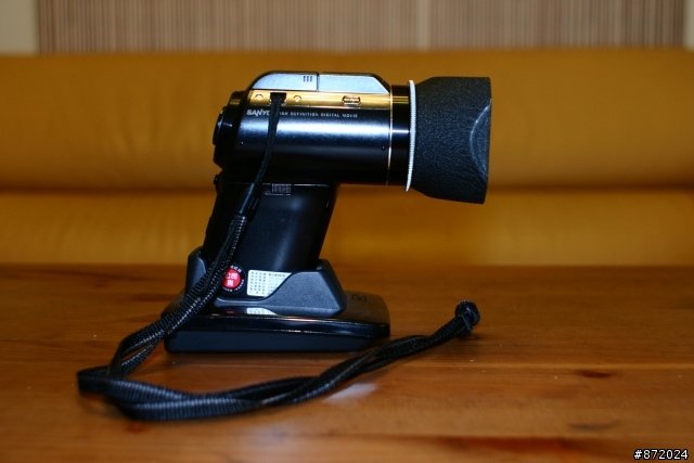 Sanyo HD1000+遮光罩,Nikon 廣角鏡.